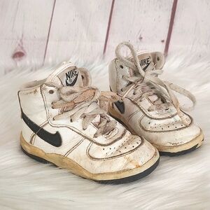 Vintage 90s Nike Classic Skateboarding California Lace Up Sneakers Shoes Kids 4